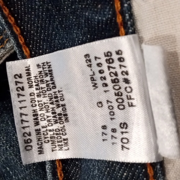 Regular fit Levi's 505   W36. L32. Blue jeans - Picture 8 of 8